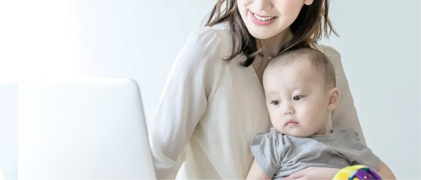 オンライン商談を利用するご家族
